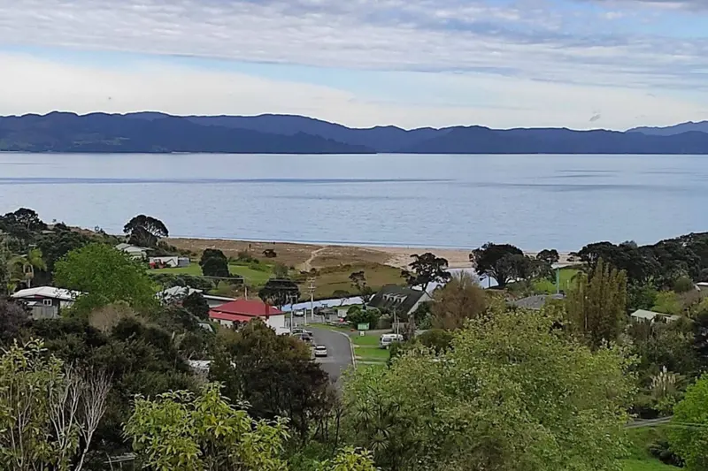 View from Deck of Kuaotunu Village, Kuaotunu Escape