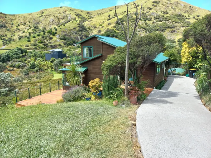 House and Driveway, Otama Beachfront